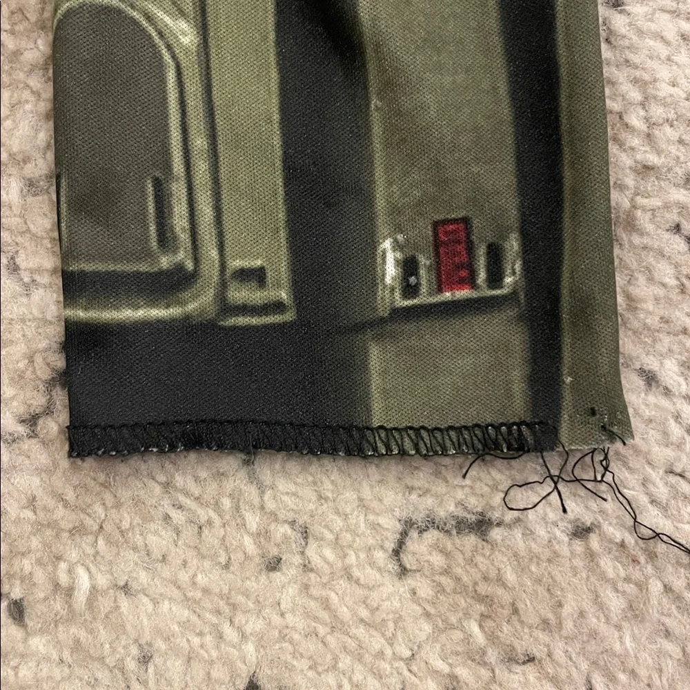 HALO Green and Black Sci-Fi Costume Suit
